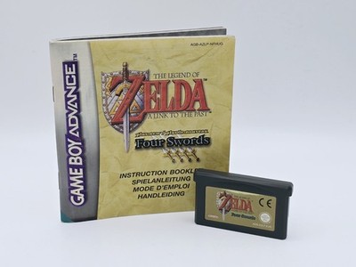 Zelda A Link to the Past Four Swords Spiel + Anleitung Nintendo Gameboy Advance