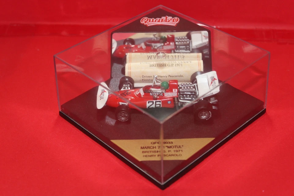 1/43 F. Williams Racing Cars March 711 Ford (1971) - #26 H. Pescarolo - QUARTZO - Immagine 3 di 4