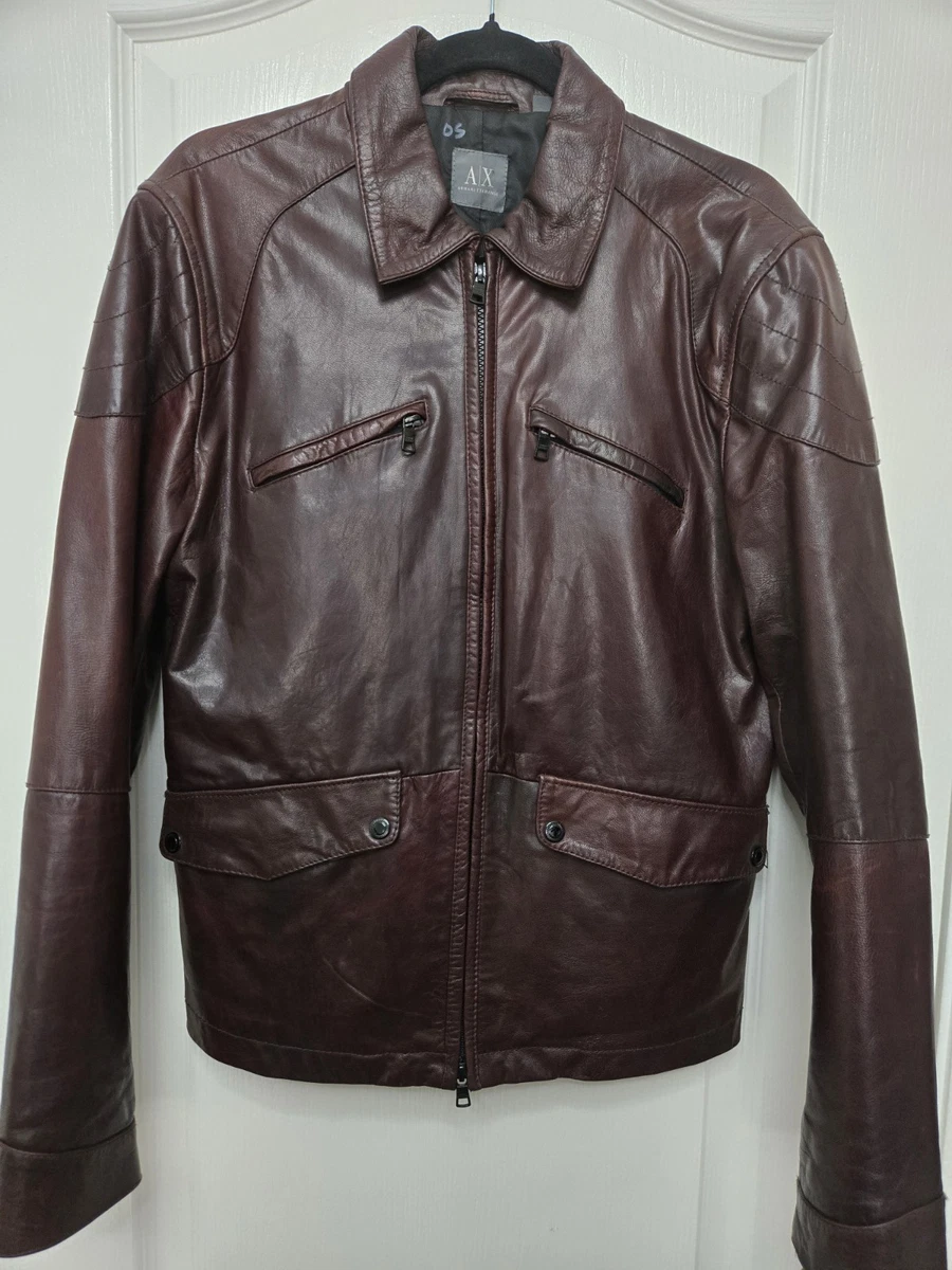 Armani Exchange Coats, Jackets & Vests for Leather Outer Shell Men