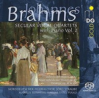 Norddeutscher Figura - Brahms Secular Vocal Quartets With Piano - Cd - F4Z