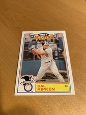 1988 Topps Baseball 1987 All-Star Game Commemorative Set Cal Ripken Jr. Card #5