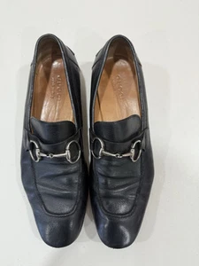 Mocassins Gucci Classic noir veau Horsebit 41,5 E (US 8)