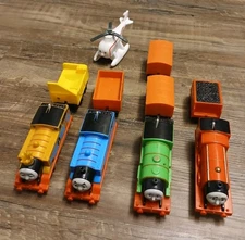 Lot Thomas & Friends Motorized Train Engines Rail Cars Mattell ALL TESTED Harold