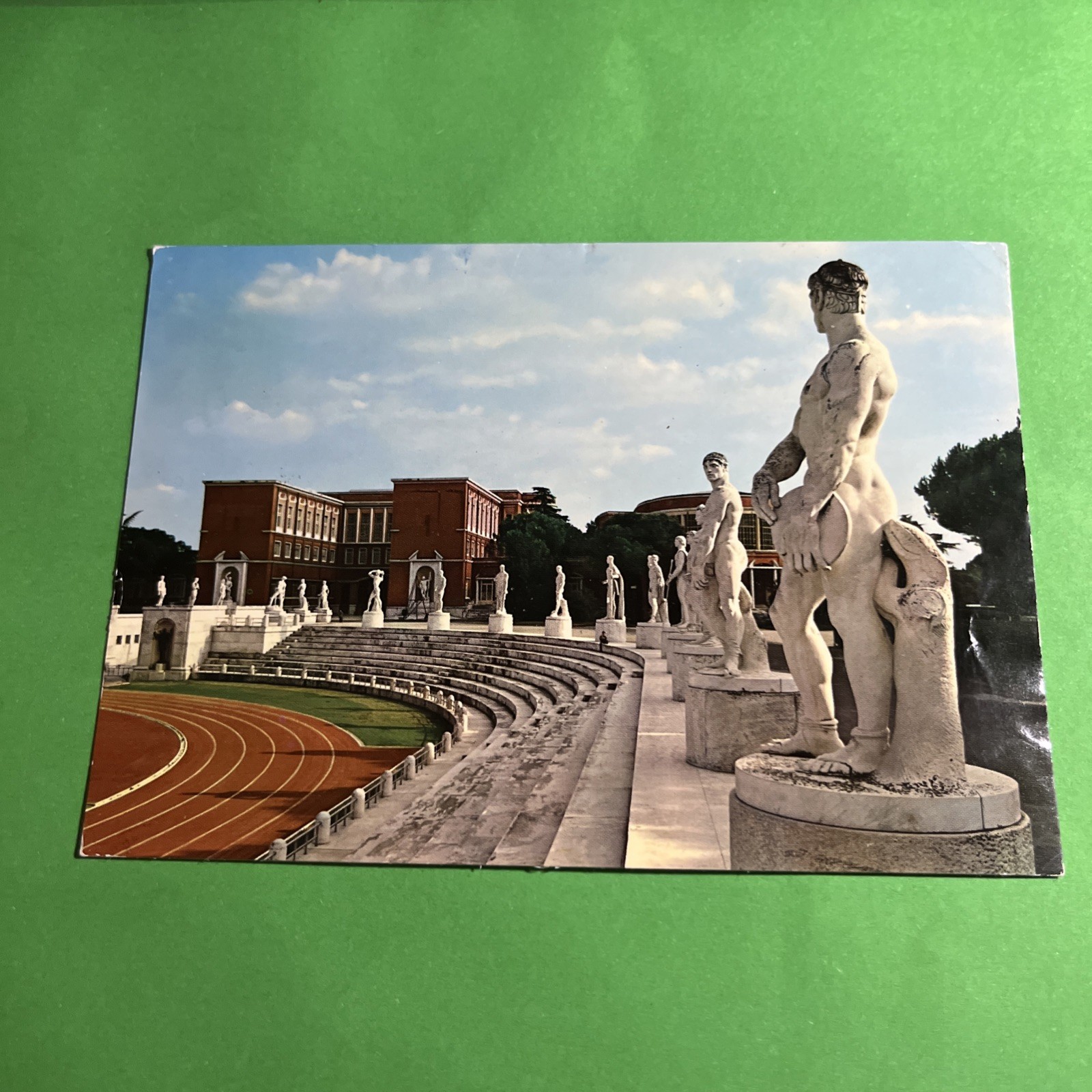 CARTOLINA A COLORI COLLEZIONE ROMA STADIO DEI MARMI - VIAGGIATA