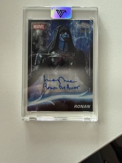 Topps Chrome Marvel Studios Sapphire Ronan The Accuser 2025 inscripción automática/10