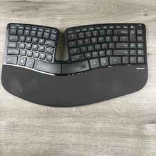 Microsoft Sculpt Ergonomic Wireless Keyboard 1559 NO USB RECEIVER Untested