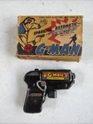 Marx Tin Wind Up G-Man Automatic Mechanical Sparkling Toy Gun Sparks Vintage