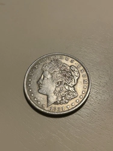 Morgan Silver Dollar 1921 $1 Coin Business Strike KM#110 0.9 Fineness