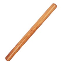 Natural High-Density Solid Bubinga Wood French Rolling Pin | 50% Heavier than...