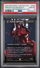 Vincent Valentine #0383 Magic MTG Final Fantasy FOIL *GEM MINT PSA 10*
