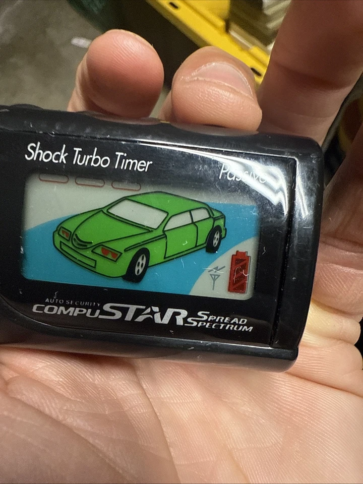 COMPUSTAR 4-BUTTON 2-WAY LCD REMOTE START ALARM TRANSMITTER  2WSSR- TESTED - Image 4 of 4