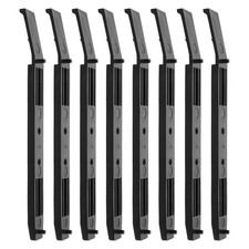 4 Pairs Hard Drive Rails Chassis Cage Accessories Drive Bay Slider Plastic9245