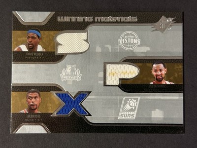 2007-08 Upper Deck SPx Winning Materials WMT-WHR Webber Howard Rose Jersey