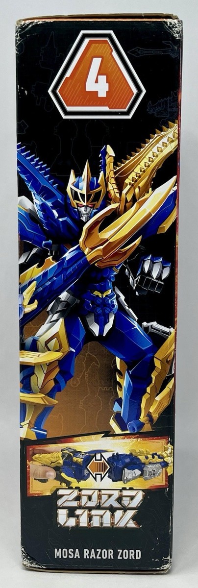 Power Rangers Dino Fury Mosa Razor Zord Link 4 Figure F4209 F0287