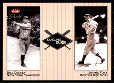 2002 Fleer Greats Dueling Duos #16DD Bill Dickey Jimmie Fox