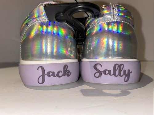 New Disney Nightmare Before Christmas Shoes Sneakers Jack & Sally Women Size 7 - Picture 3 of 5