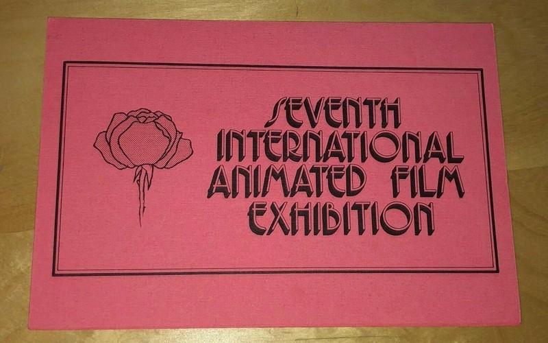 Seventh International Animated Film Exhibition Program 1971 Cartoon Animation