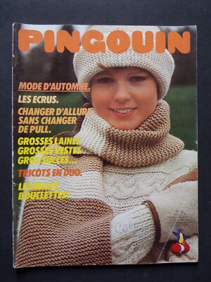 Vieux Catalogue Tricot Laine CHANTELEINE N°10 – Modèles Variés – Bon état