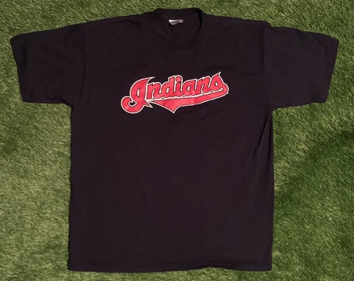 Y2K Magestical Cleveland Indians Number 1 Mulcahy Size Xl Tshirt - 第 2/4 張圖片