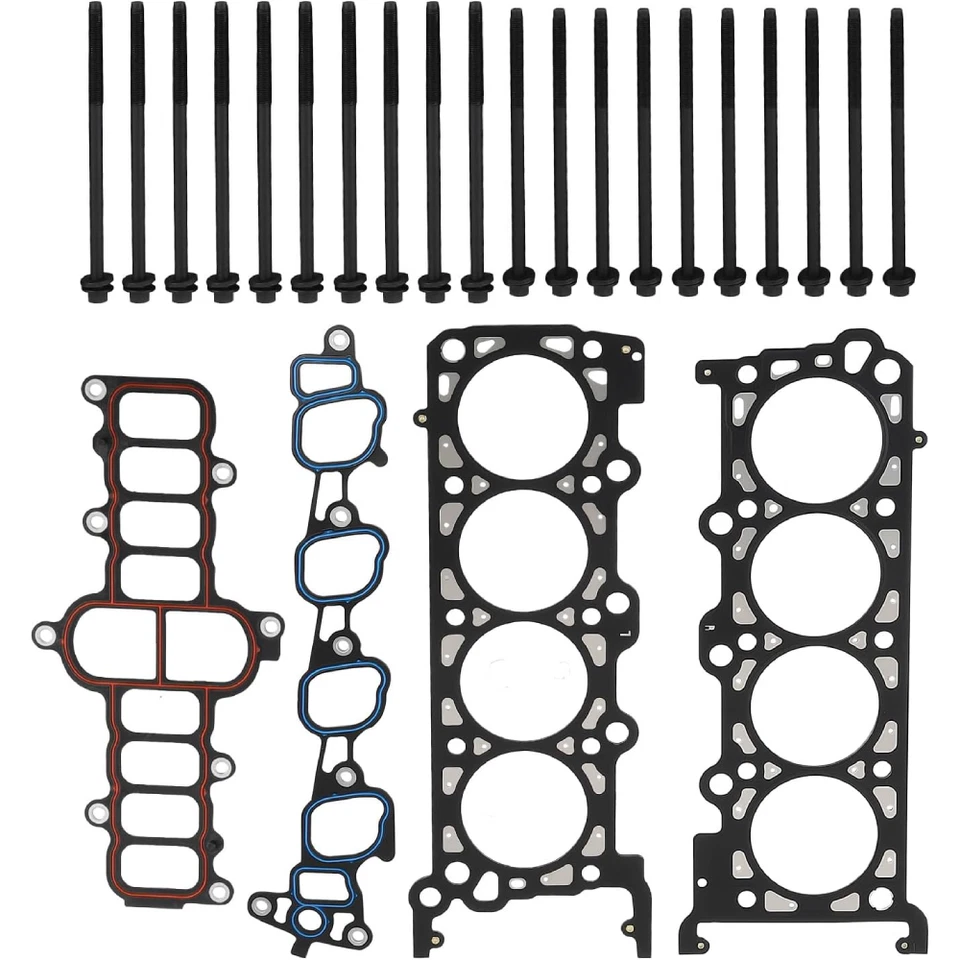 Juego de juntas de culata con perno para Ford Crown Victoria Lincoln Mercury 2002-2011 4,6 L Foto 2 de 4