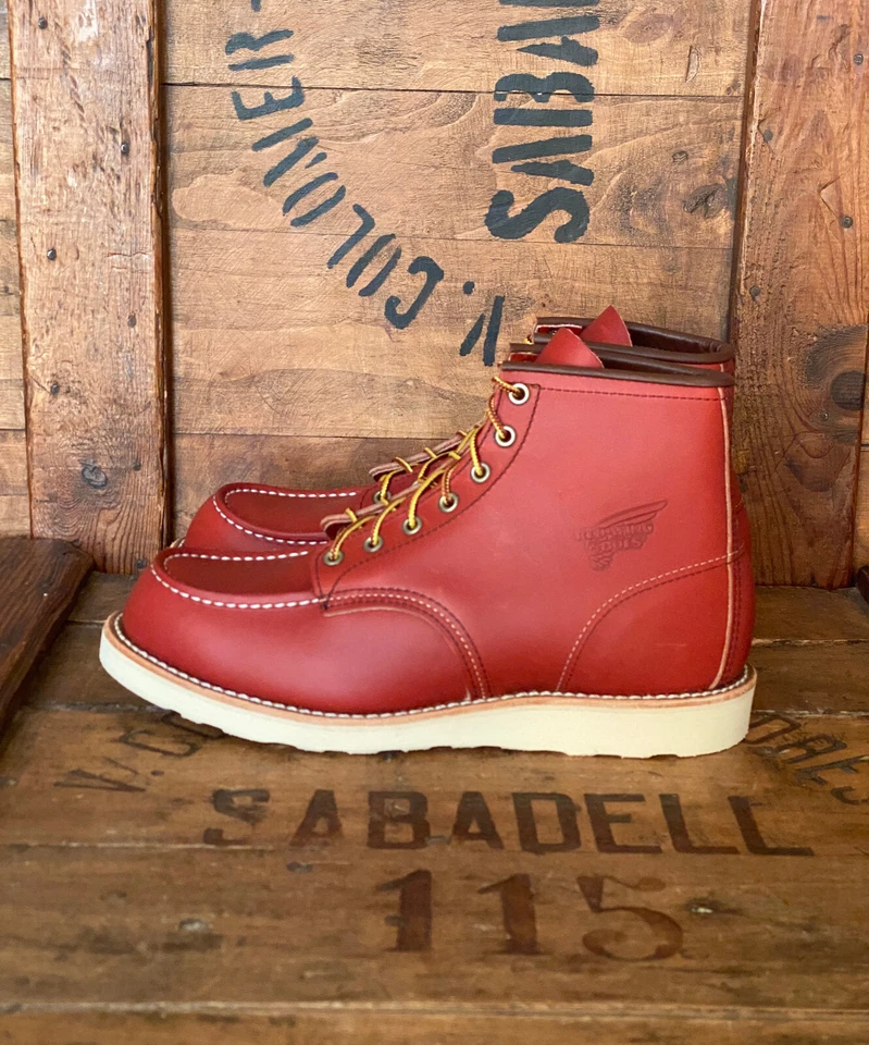 Size 9.5E ( 42.5 EU) Red Wing 8131 Moc Toe Brown Boots Made In USA ( Second ) - Imagen 3 de 4