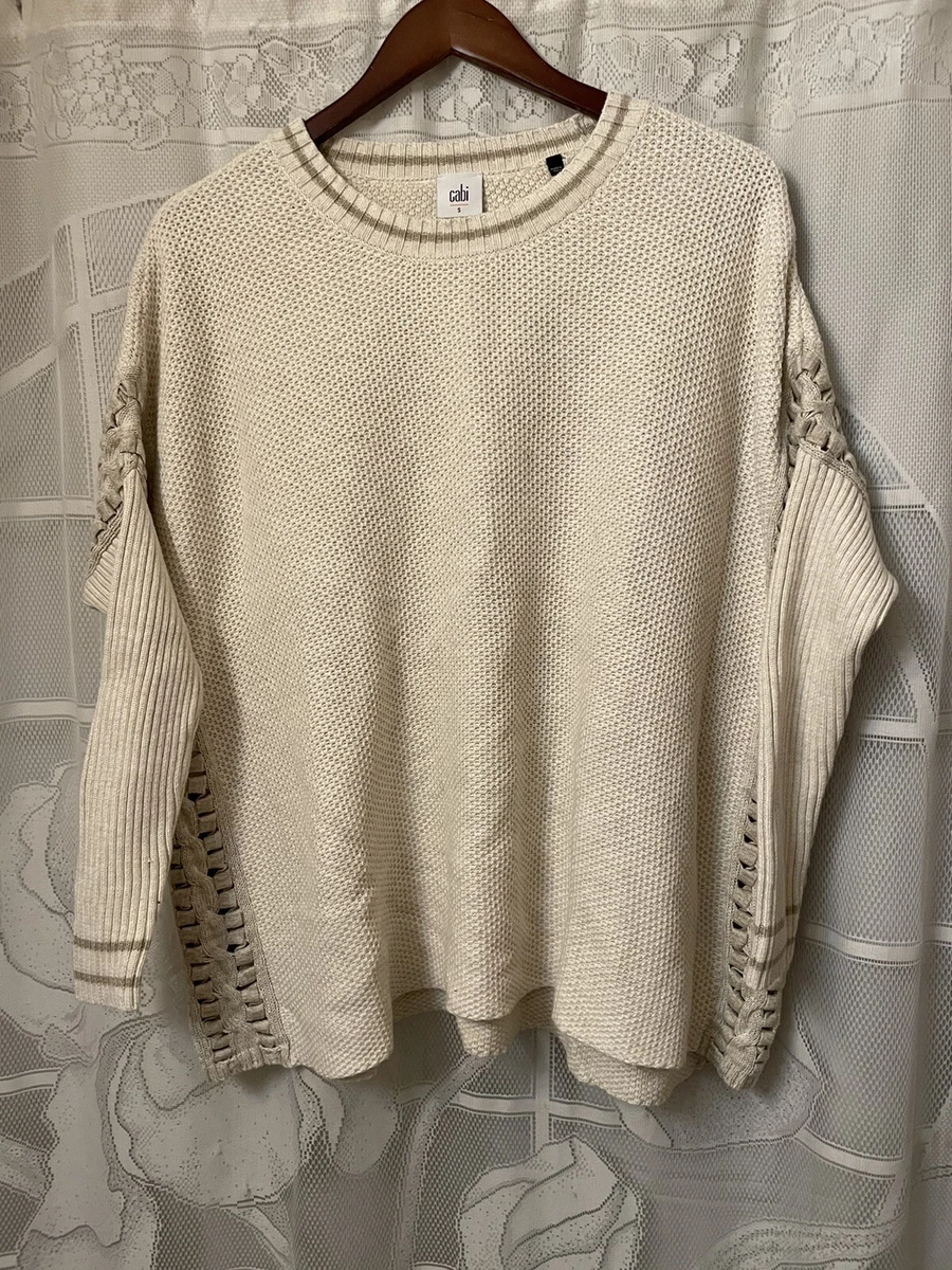 Cabi slip stitch clearance sweater