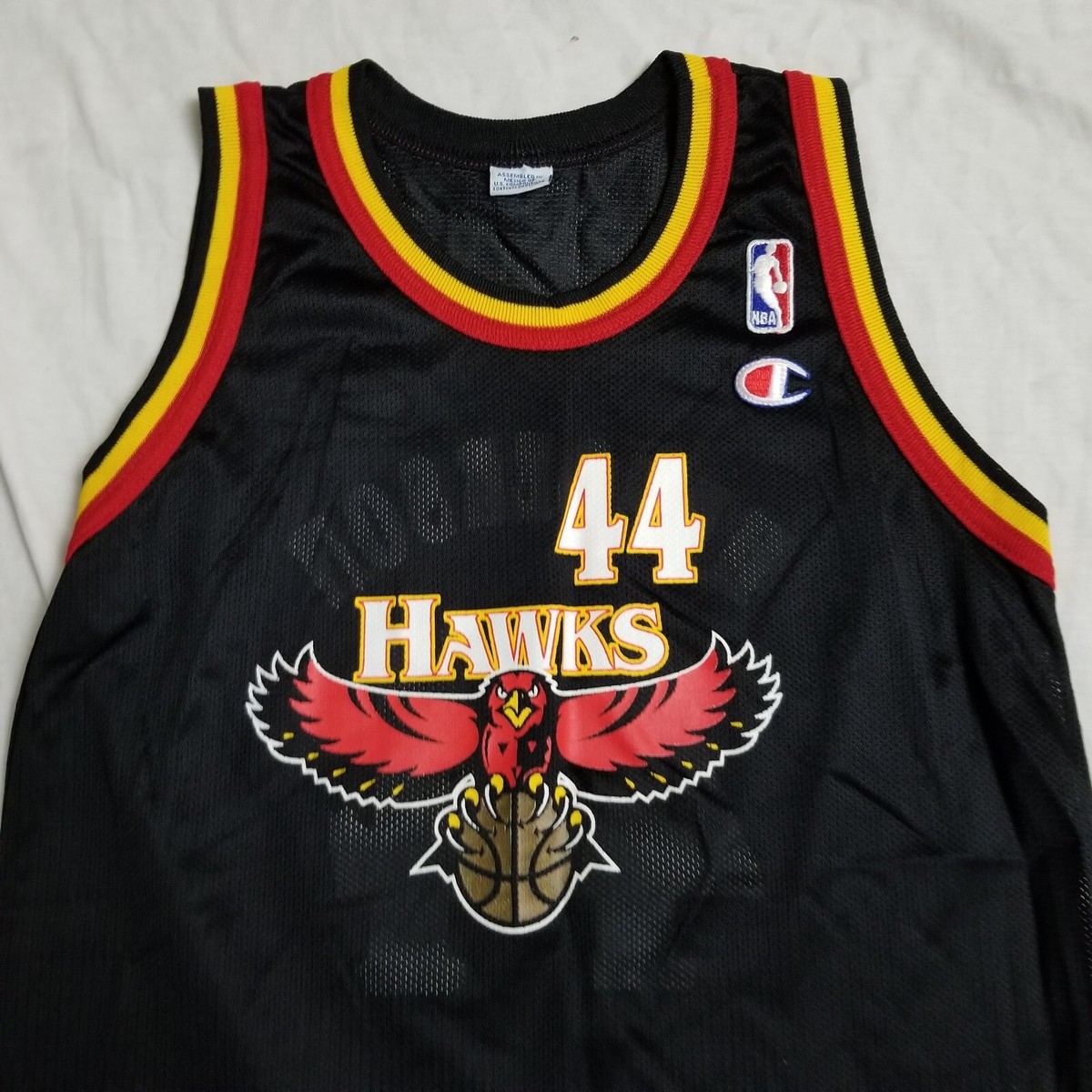 90s Champion NBA HAWKS ユニフォーム ゲームシャツ Vintage 90s