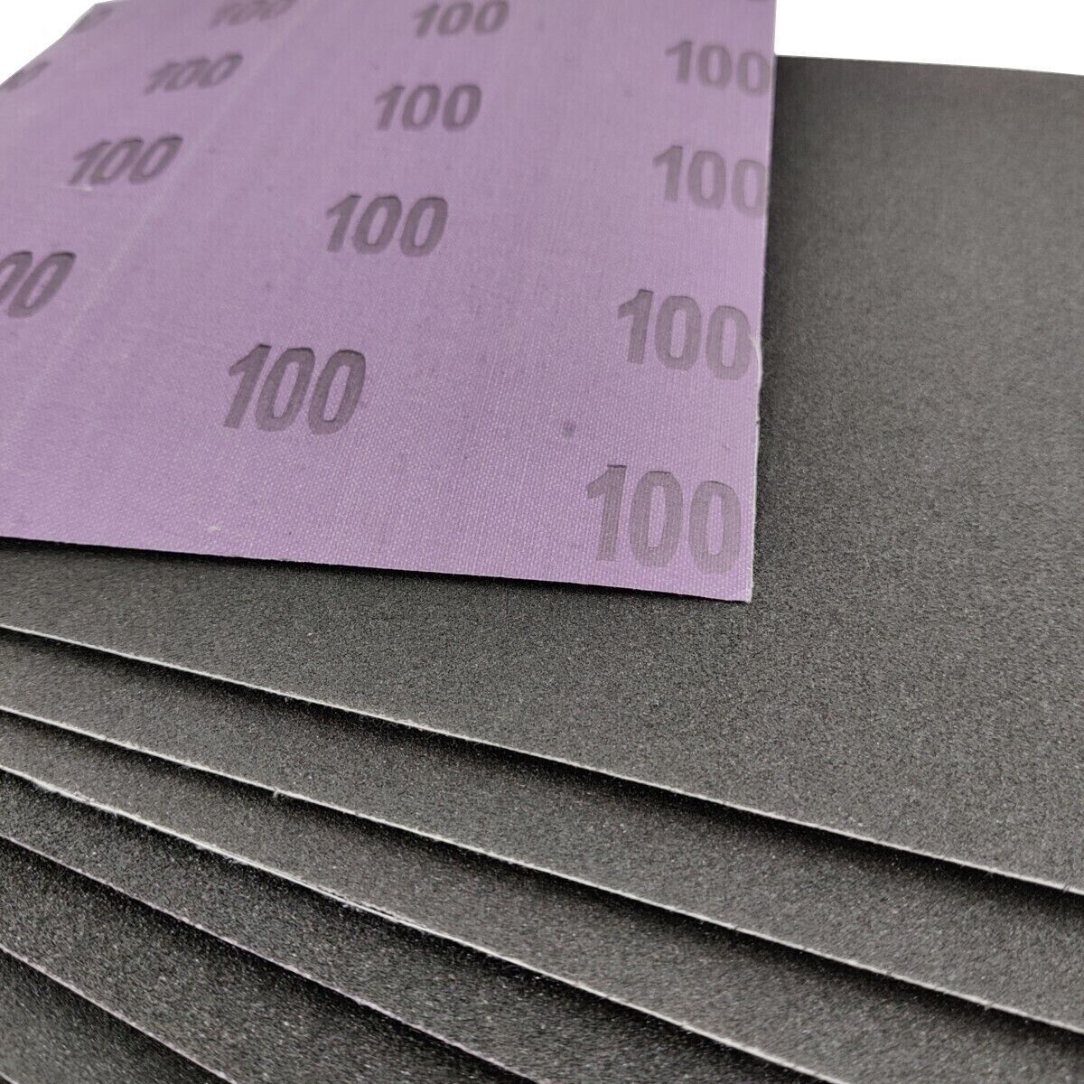 Emery Cloth Fine Medium Coarse Sheets OF 60 100 150 Grits 230mm x 280mm