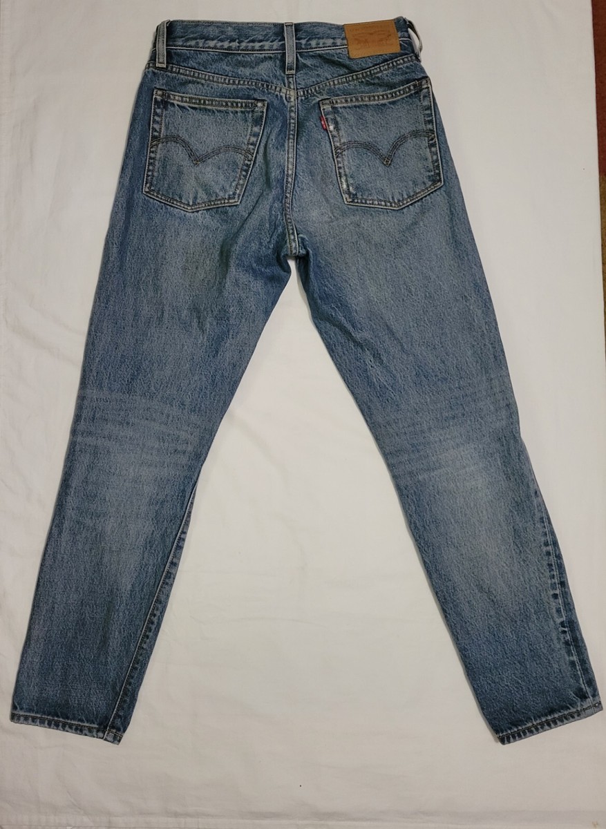 Levi Strauss White Oak Cone Denim Distressed Jeans ~ Red Levi Strauss White Oak Cone Denim Distressed Jeans ~ Red