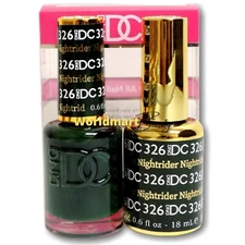 DND DC Duo Gel Color Matching Polish 18ml-0.6fl.oz Color DC326- Nightrider