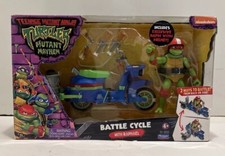 Teenage Mutant Ninja Turtles TMNT Mutant Mayhem Battle Cycle With Raphael NEW