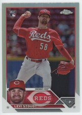 2023 Topps Chrome Update Refractor Levi Stoudt Rookie #USC13