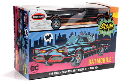 #ad #ad Polar Lights quot;Batmanquot; Batmobile quot;Snapquot; Assembly 1:25 Scale Model Car Kit 1007 $32.49
