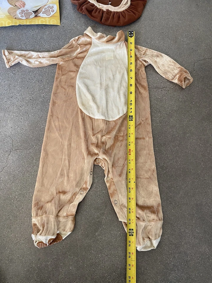 Disfraces de personaje adorable león marrón disfraz de Halloween 6 meses - 2 años Foto 3 de 4