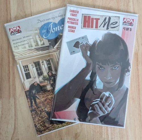AWA Upshot Hit Me #1 The Joneses #1 Comic Set 2022