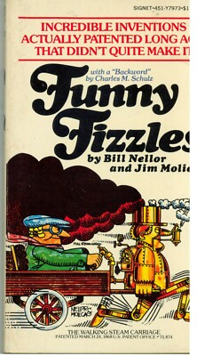 BOOK (1978)  FUNNY FIZZLES (Nellor/ Molica) Incredible Inventions Humor