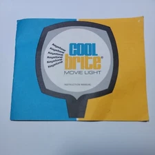  KEYSTONE COOL BRITE BRIGHT MOVIE FILM CAMERA LIGHT INSTRUCTIONAL MANUAL BOOKLET