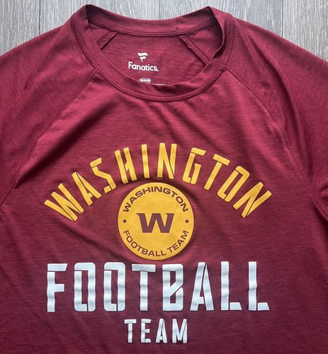 Washington Commanders Redskins Fanatics Short Sleeve Activewear Shirt Medium - Picture 4 of 5