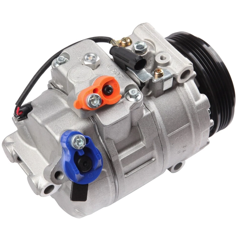1 Pcs A/C AC Compressor W/Clutch For 2004-2005 BMW 545i 645Ci 64509175481 - Imagem 2 de 4