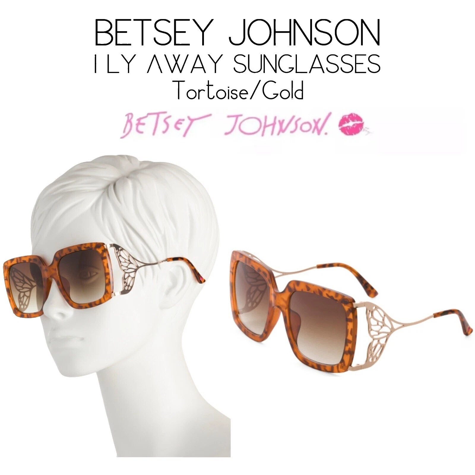 Gafas de sol cuadradas para mujer Betsey Johnson