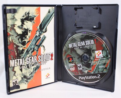 Metal Gear Solid 2 Sons of Liberty Video Game PS2 Playstation with
