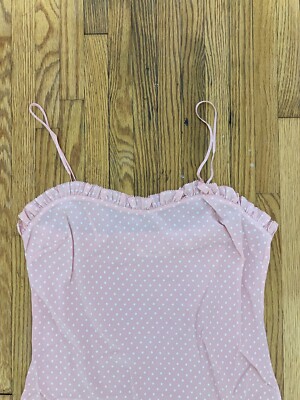 Abito DOEN Calsi In Seta Rosa Ciliegio Taglia S – Nuovo (Senza Etichette) Originale $298