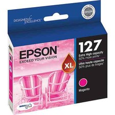 Genuine Epson 127 Magenta Ink Cartridge NX625 WF7010 WF7510 WF7520 WF3520 WF3540