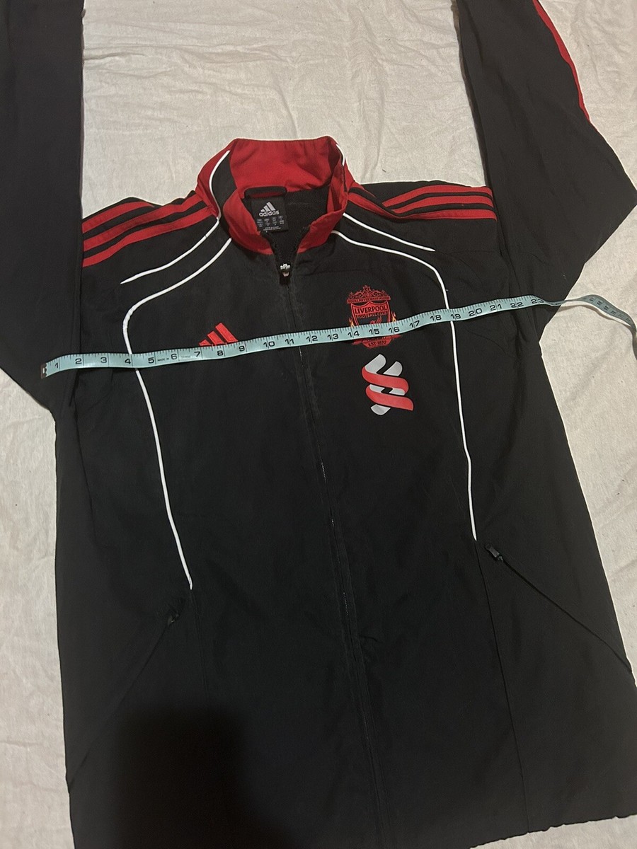 【タグ付き・未使用】Liverpool FC adidas ジャケット 黒 Vintage Adidas Liverpool Football Jacket Soccer Track Top