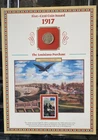 1917 Buffalo Nickel - Louisiana Purchase - Coin & Stamp Commemorative PCS