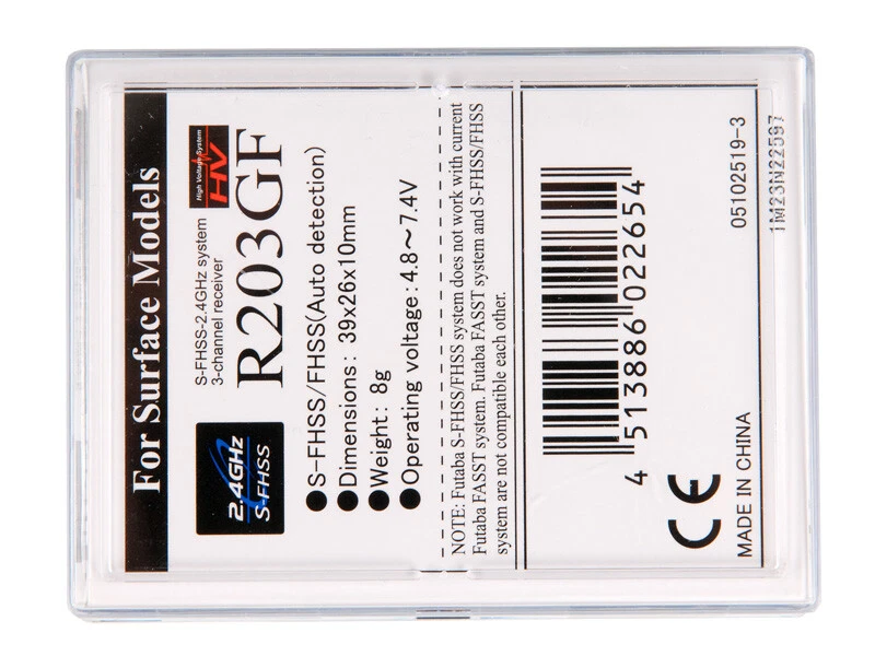 Futaba R203GF Empfänger 2,4 GHz FH/S - Bild 4 von 4