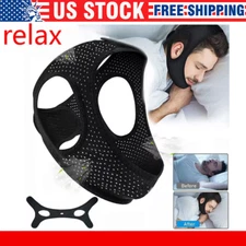 Apnea Snore Stop Belt Anti Snoring Chin Strap Snoreless Sleep Jaw Solution US