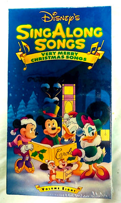 Disney's Sing Along Songs: A Very Merry Christmas - (VHS) Sealed RARE NEW