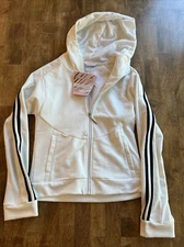 RARE Warrior OUTERWEAR - LACROSSE TRACK SUIT - WHITE - MEDIUM - NEW W/ TAGS