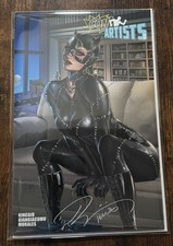 CON ARTISTS #3 CATWOMAN FIRMADO VARIANTE RYAN KINCAID EXCLUSIVO DE ASH MADI CON CERTIFICADO DE AUTENTICIDAD CASI NUEVO+